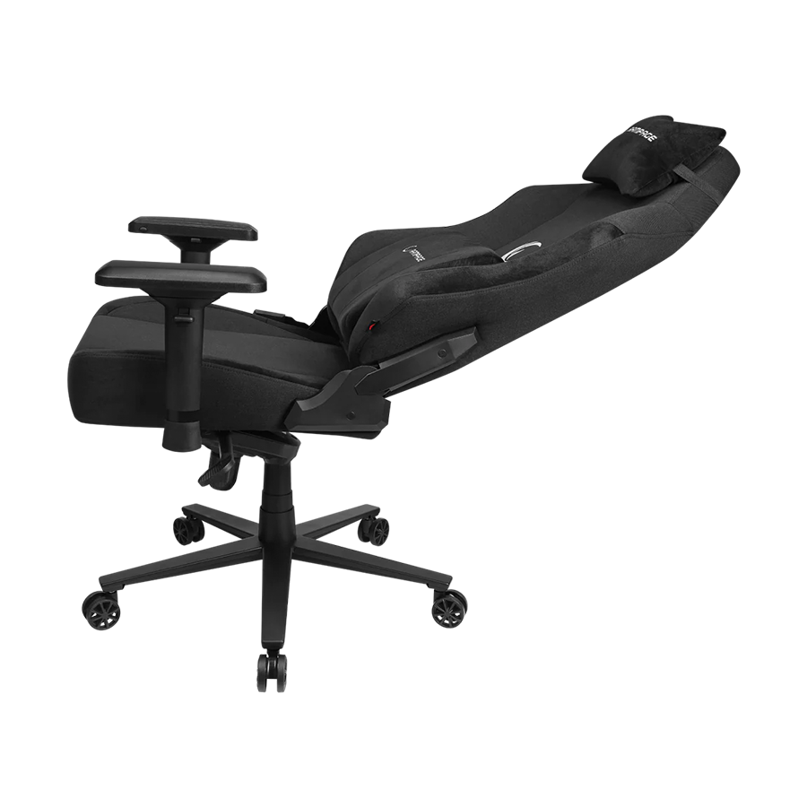 Stolica gaming RAMPAGE KL-R72 WOOF High Level Anti-Sweat Fabric Black Gaming Chair - Image 6
