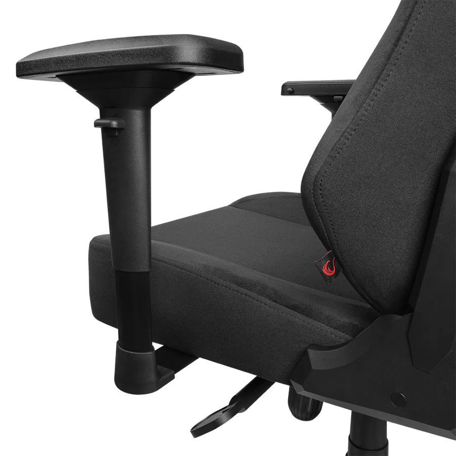 Stolica gaming RAMPAGE KL-R72 WOOF High Level Anti-Sweat Fabric Black Gaming Chair - Image 7