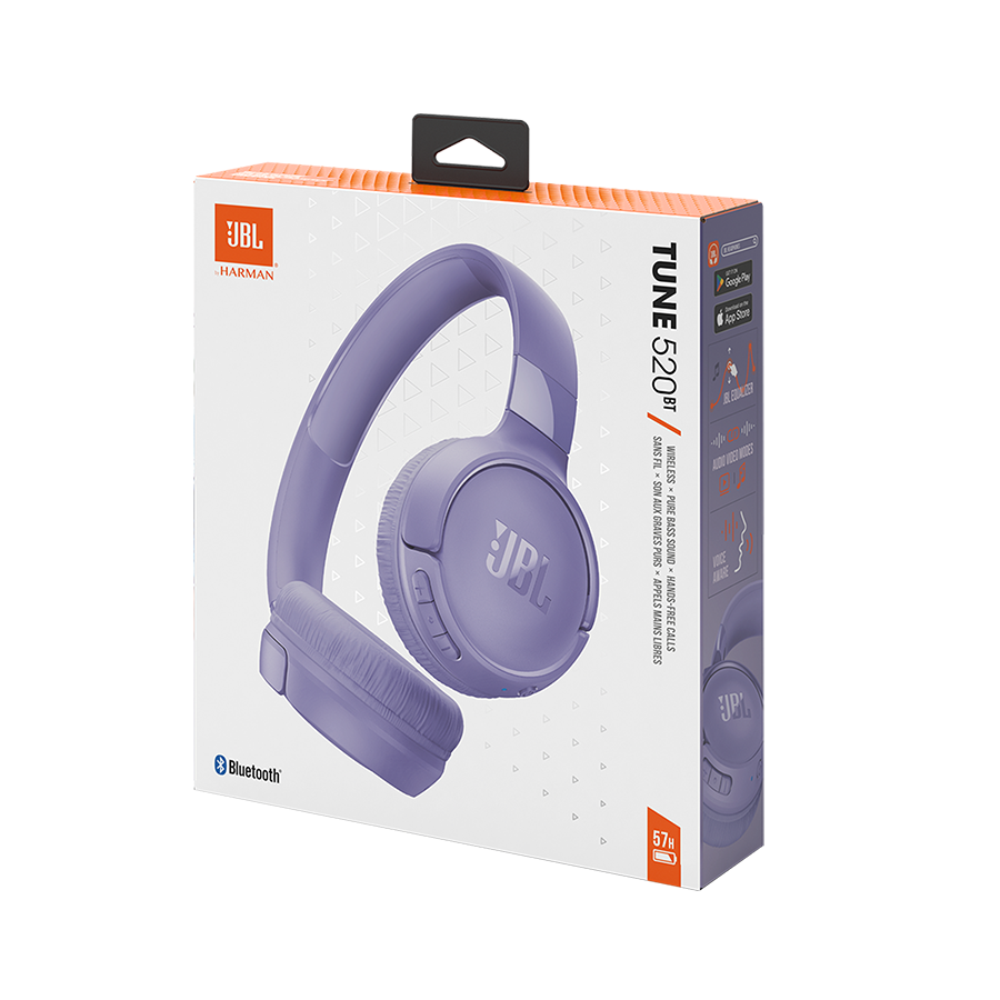 JBL slušalice TUNE 520BT BT Purple - Image 7