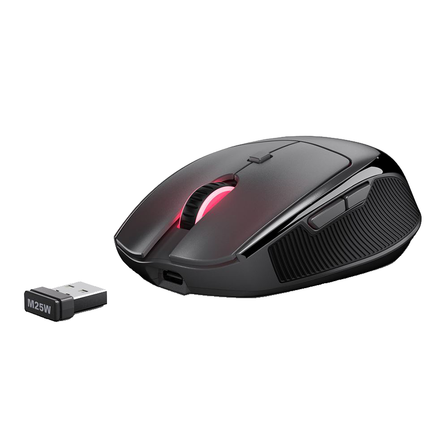 Miš SHARKOON OfficePal M25W Black, wireless/wire dual mode - Image 4