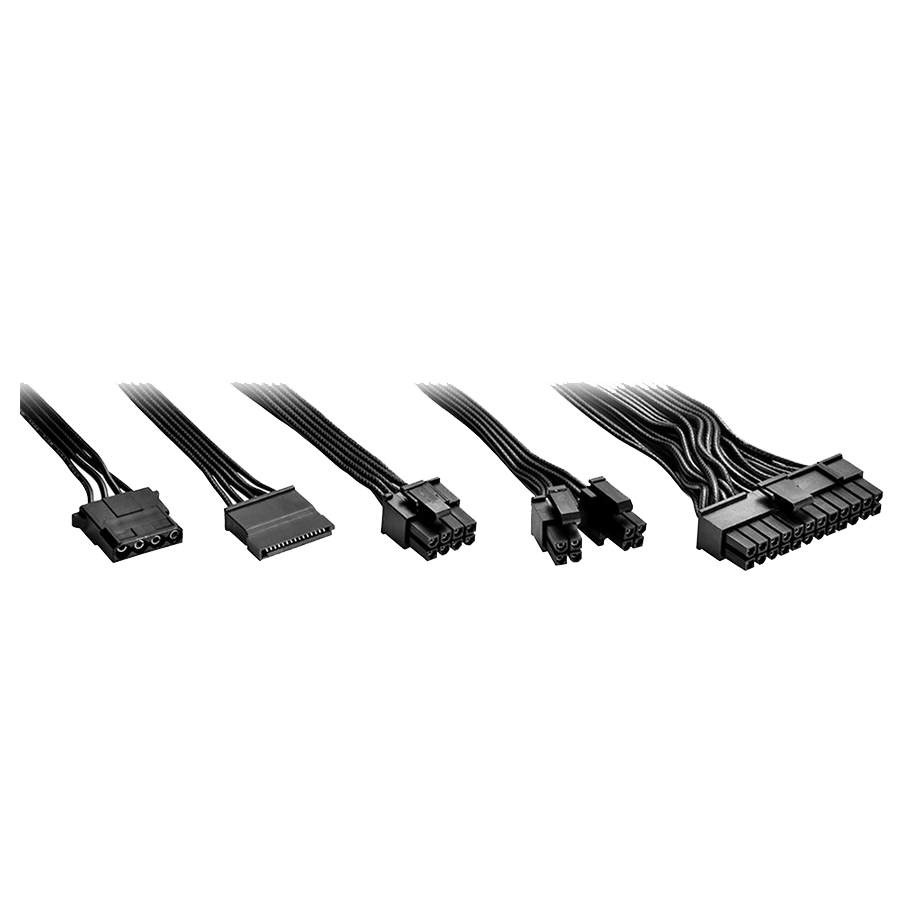 Napojna jedinica SHARKOON gaming Rebel P10 550W ATX 3.1, Flat fixed Cables, Cybernetics Bronze - Image 4