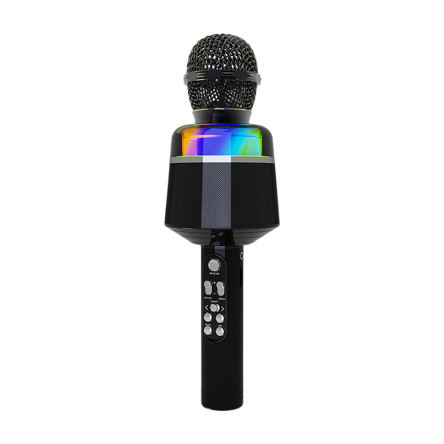 Mikrofon karaoke wireless bluetooth sa zvučnikom, black, GEMBIRD MICBT-01-BK - Image 3