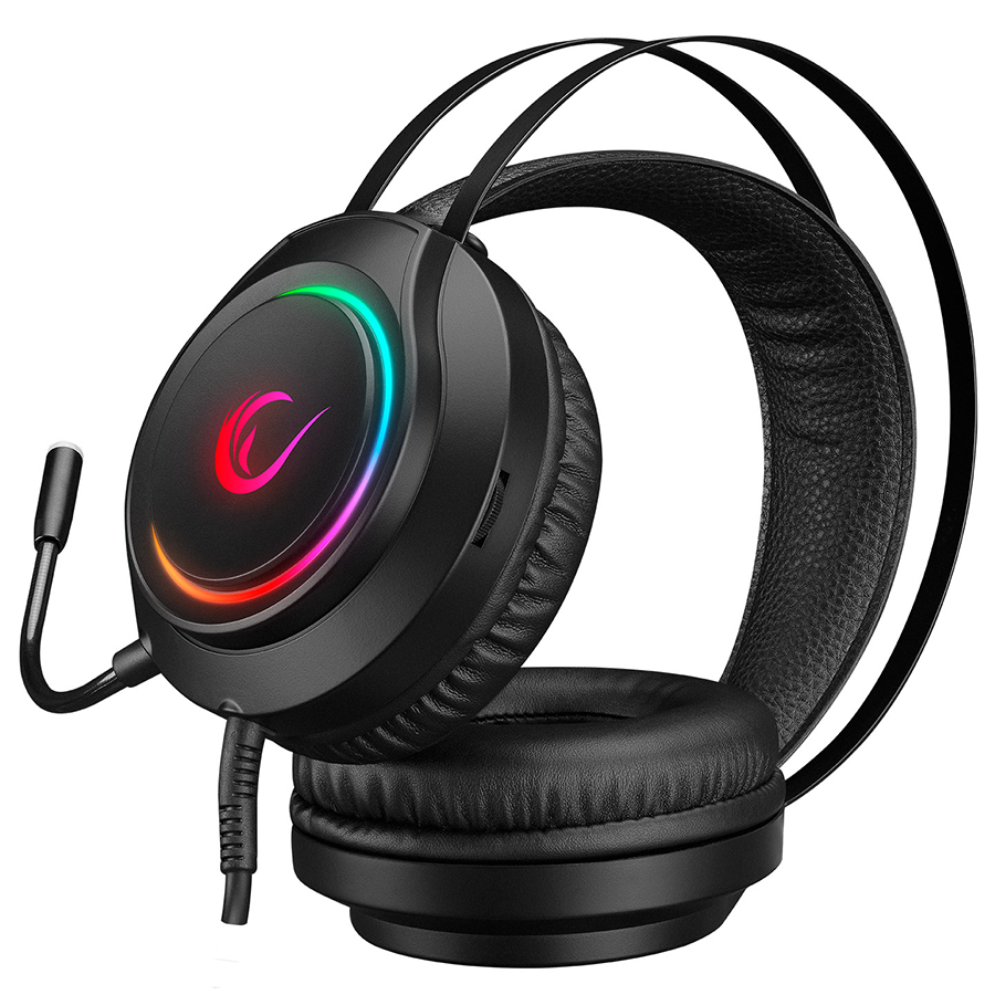Slušalice sa mikrofonom gaming RAMPAGE RM-K45 ORBIT-S Black RGB Led 7.1 Gaming Headset with Microphone, 35150 - Image 4