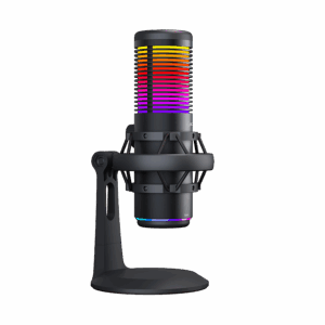 Mikrofon gaming RAMPAGE Bemol RGB Black Microphone with Shock Mount and Pop Filter for Gaming, Streaming, Podcasts, 41147