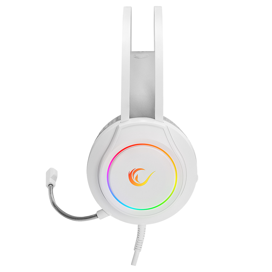 Slušalice sa mikrofonom gaming RAMPAGE RM-K45 ORBIT-S White RGB Led 7.1 Gaming Headset with Microphone, 40794 - Image 3