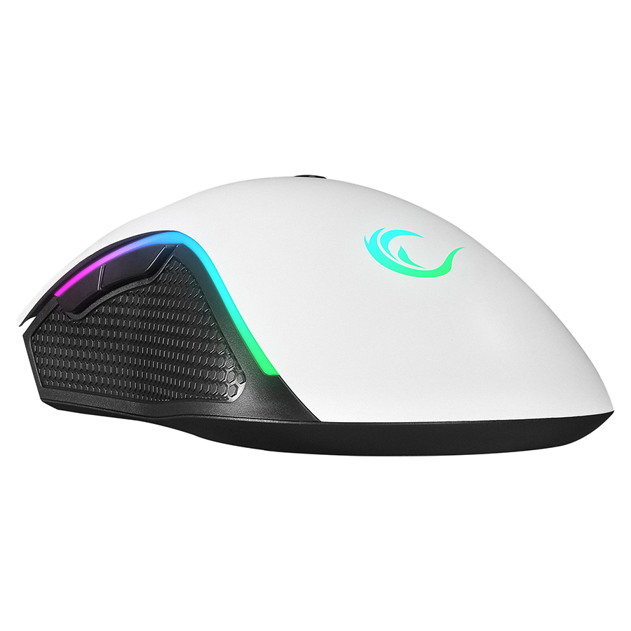 Miš gaming RAMPAGE RAMPAGE SMX-R44 V2 Macrol White 12800 DPI RGB LED 80 Million Huano Switch Gaming Player Mouse, 41492 - Image 6