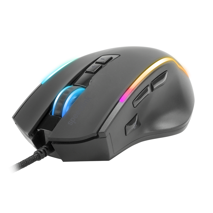Miš SPEEDLINK DECUS NX RGB Gaming Mouse, rubber-black SL-680024-RRBK - Image 3