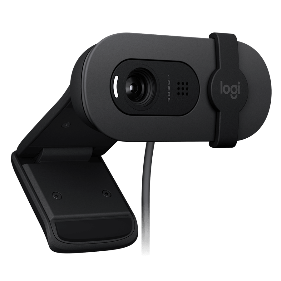 WEB camera LOGITECH Brio 100, USB Black, 1920x1080, 960-001585 - Image 3