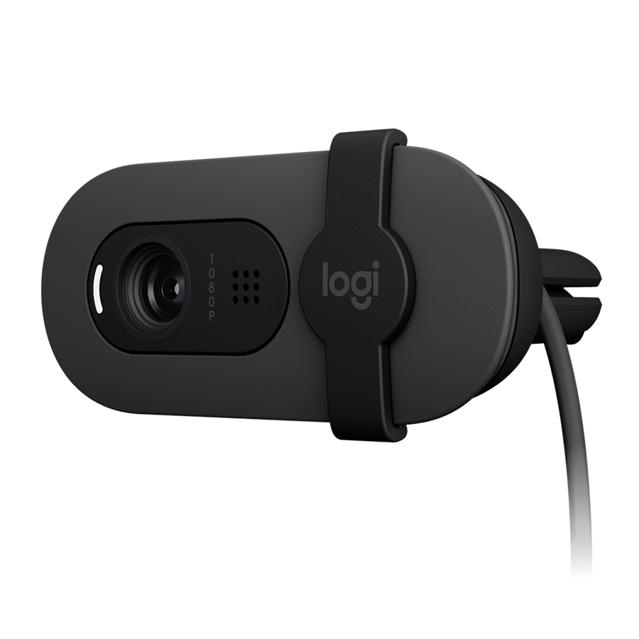 WEB camera LOGITECH Brio 100, USB Black, 1920x1080, 960-001585 - Image 4