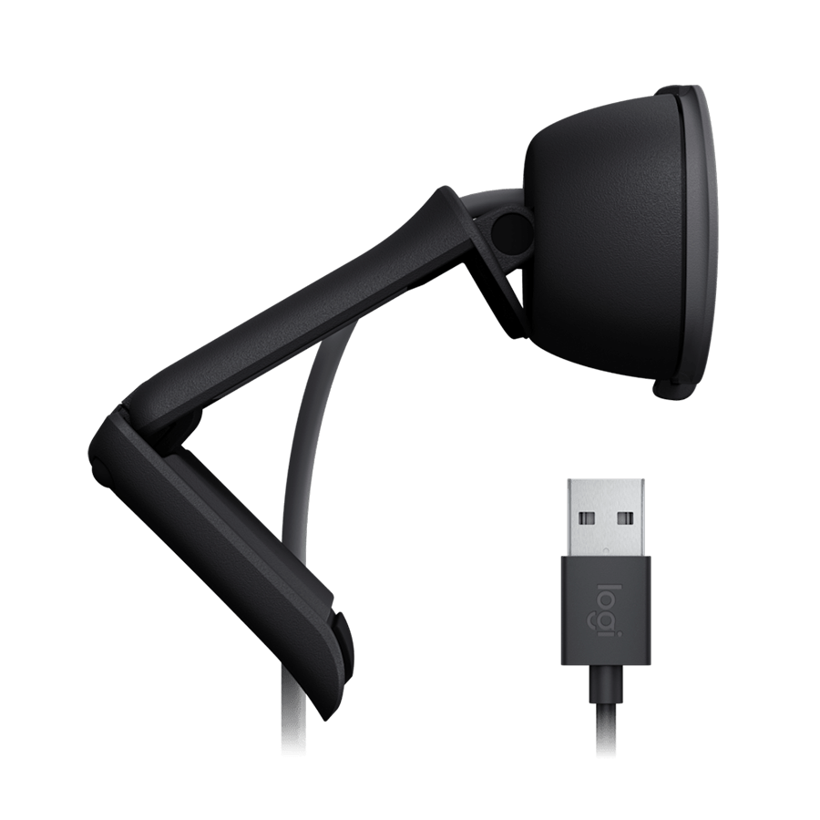 WEB camera LOGITECH Brio 100, USB Black, 1920x1080, 960-001585 - Image 6