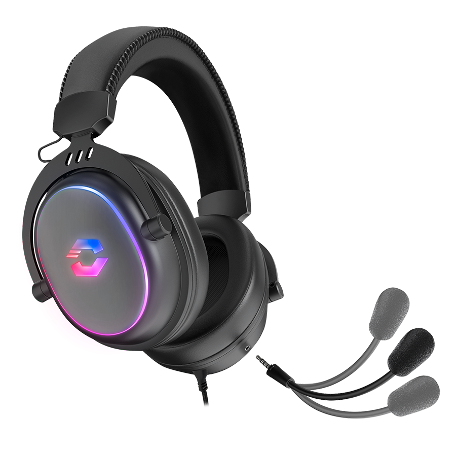 Slušalice sa mikrofonom SPEEDLINK CONUX RGB Stereo Gaming Headset - for PC/PS5/PS4/Xbox SeriesX/S/Switch 2/Switch/OLED/Lite , black, SL-860017-BK - Image 4