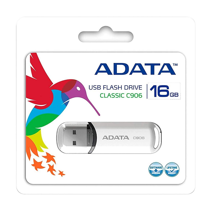 USB Memory stick Adata UFD 32GB C906 White USB 2.0, Brzina čitanja 30 MB/s, Brzina pisanja 9 MB/s,AC906-32G-RWH - Image 3
