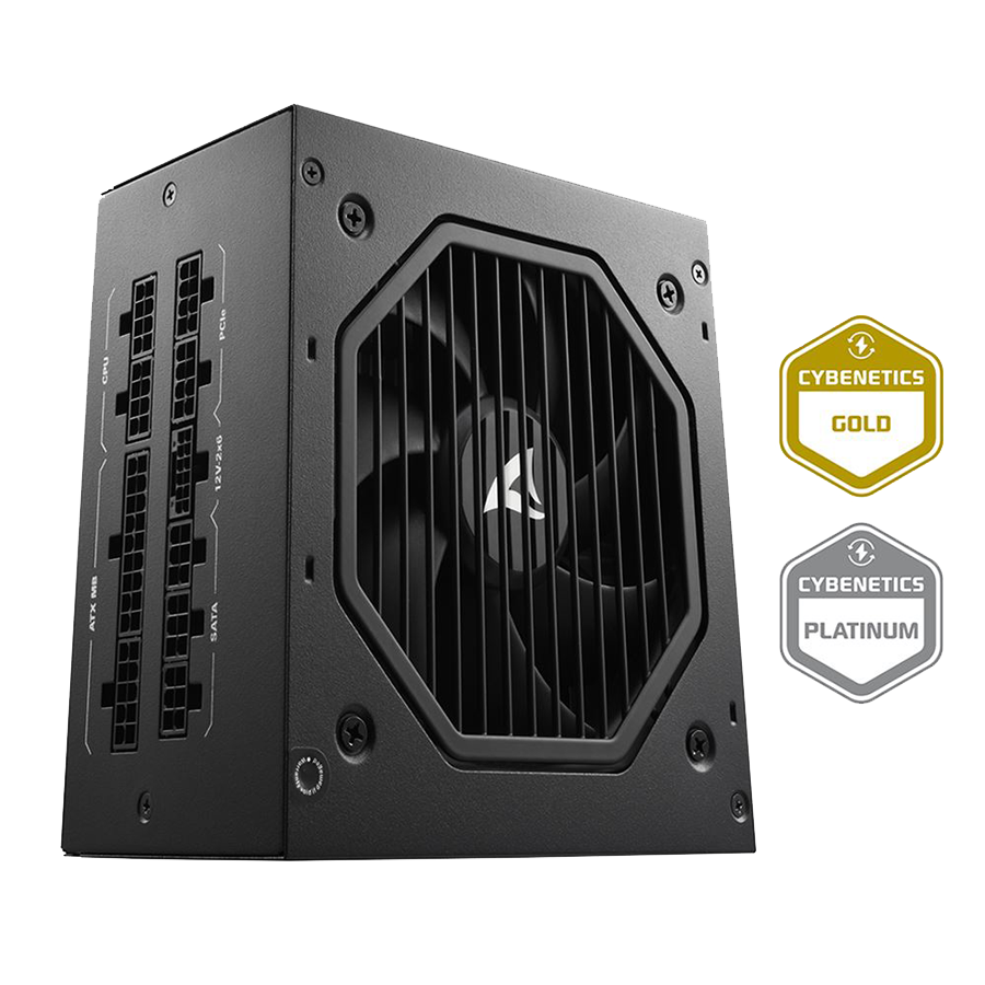 Napojna jedinica SHARKOON gaming Rebel P20 1200W ATX 3.1, LLC+DC-to-DC, Fully-Modular, Cybenetics Gold