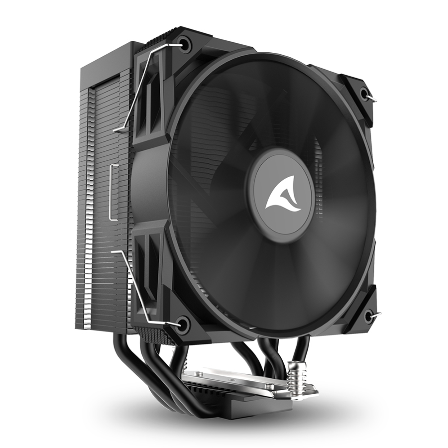 CPU hladnjak Sharkoon A40 Black Air Cooler Intel AMD - Image 2
