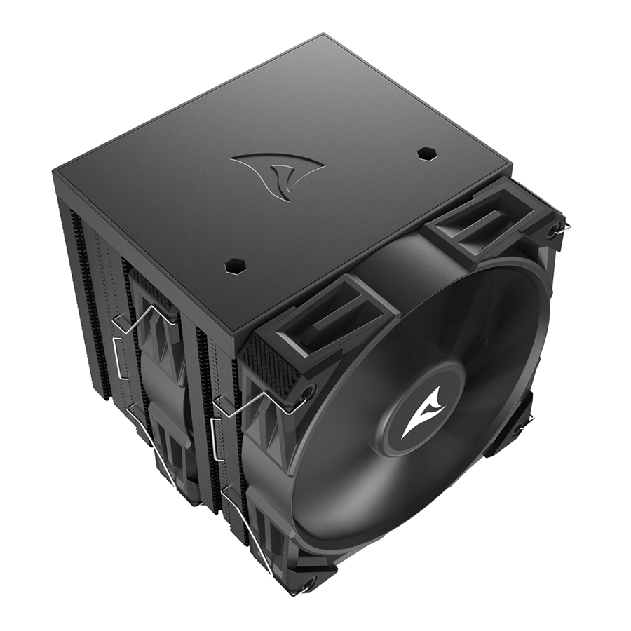 CPU hladnjak Sharkoon A60 Black Air Cooler Intel AMD - Image 7