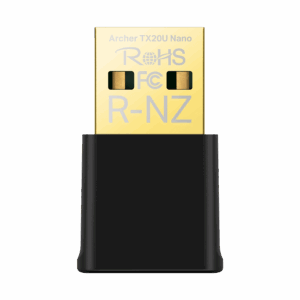 TP-Link ARCHER-TX20U-NANO AX1800 Nano Dual Band Wi-Fi 6 USB Adapter, 1201 Mbps at 5 GHz + 574 Mbps at 2.4 GHz, 2xInternal Antennas, USB 2.0, MU-MIMO