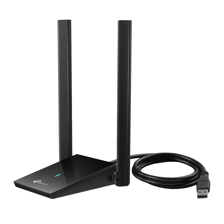 TP-Link ARCHER-TX20U-PLUS AX1800 High Gain Dual Band Wi-Fi 6 USB Adapter, 1201 Mbps at 5 GHz + 574 Mbps at 2.4 GHz, 2× High Gain External Antennas ( A