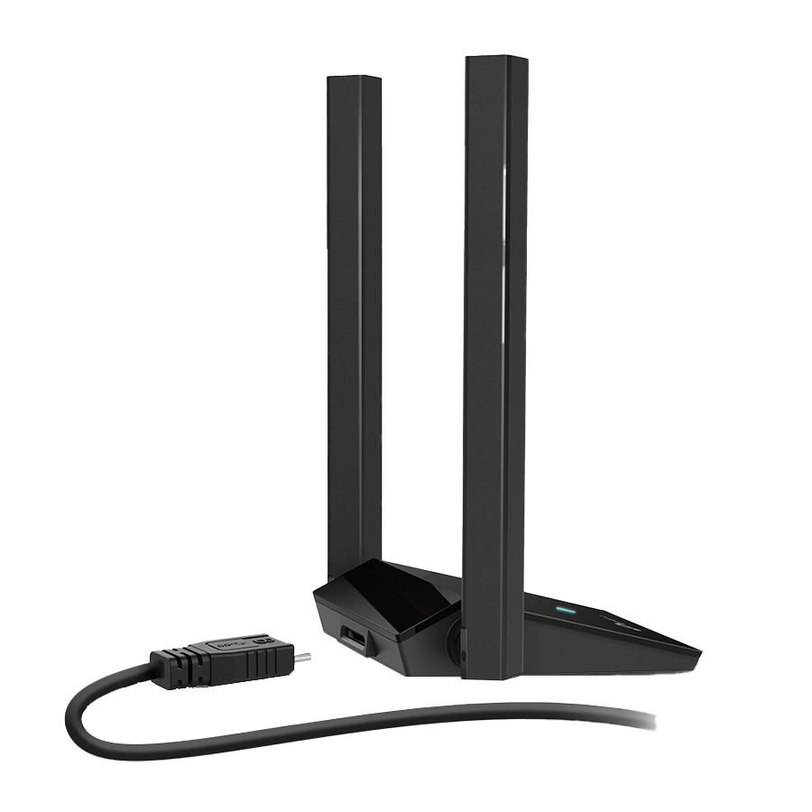 TP-Link ARCHER-TX20U-PLUS AX1800 High Gain Dual Band Wi-Fi 6 USB Adapter, 1201 Mbps at 5 GHz + 574 Mbps at 2.4 GHz, 2× High Gain External Antennas ( A - Image 2