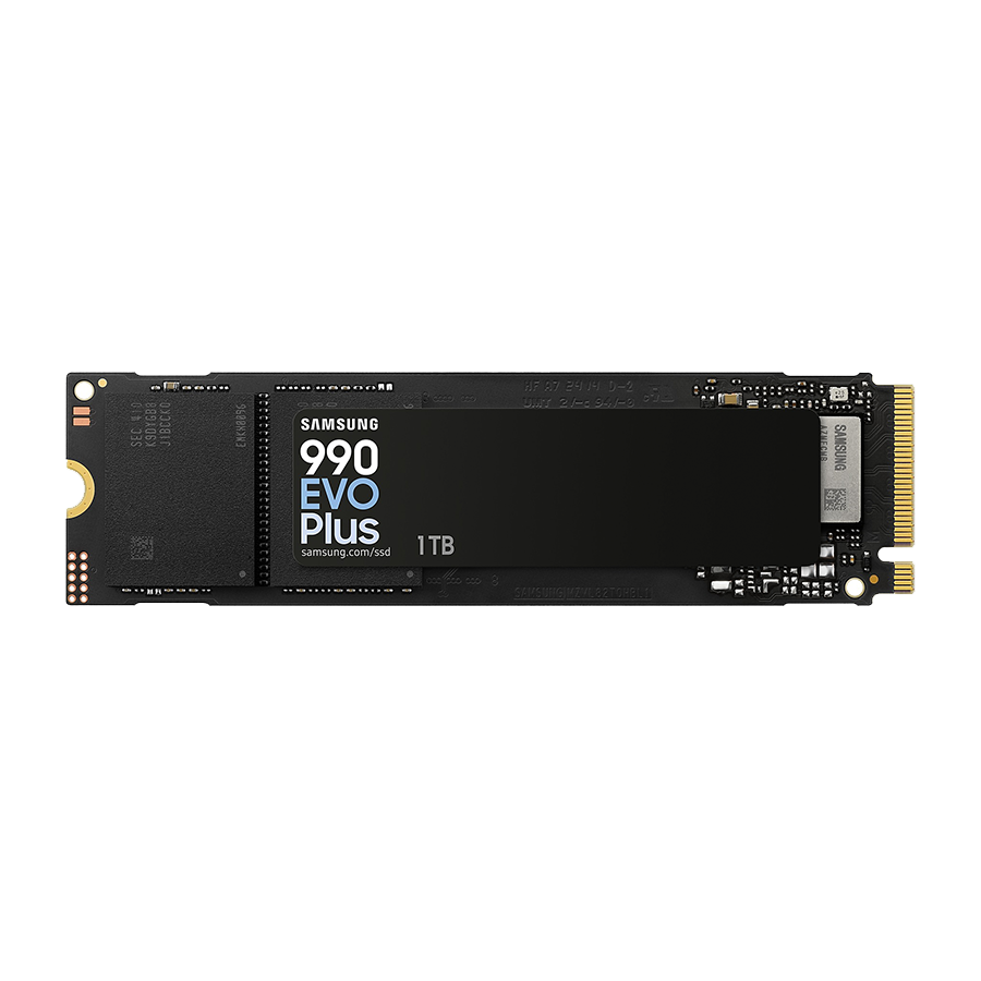 Samsung SSD 990 EVO PLUS 1TB NVMe MZ-V9S1T0BW Up to 7,150 / 6,300 MB/s sequential read/write speed