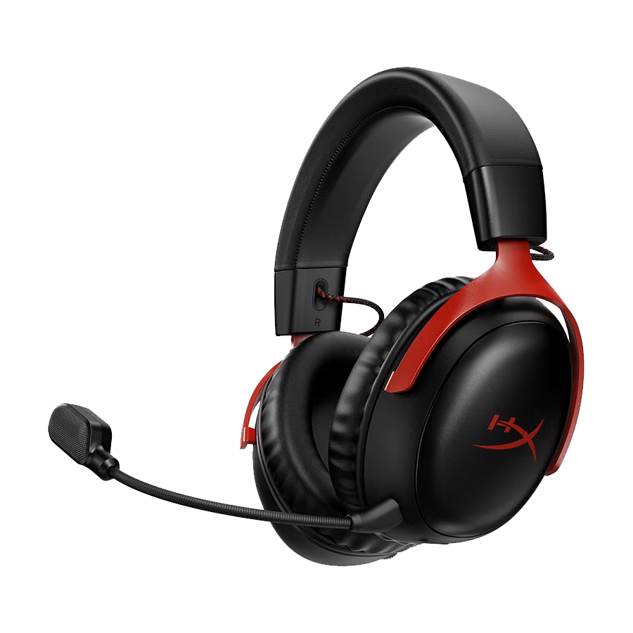 Slušalice sa mikrofonom HyperX Cloud III S Wireless, black-red, A59Z0AA