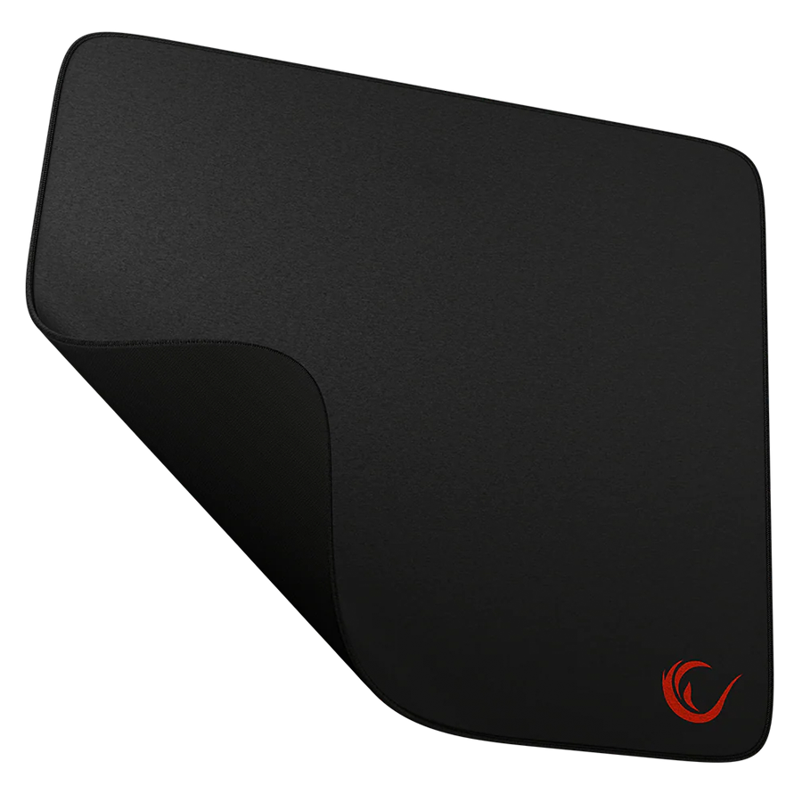 Podloga za miš gaming RAMPAGE BLITZ L 450x400x4mm sewing neutral fabric black gaming mouse pad - Image 2
