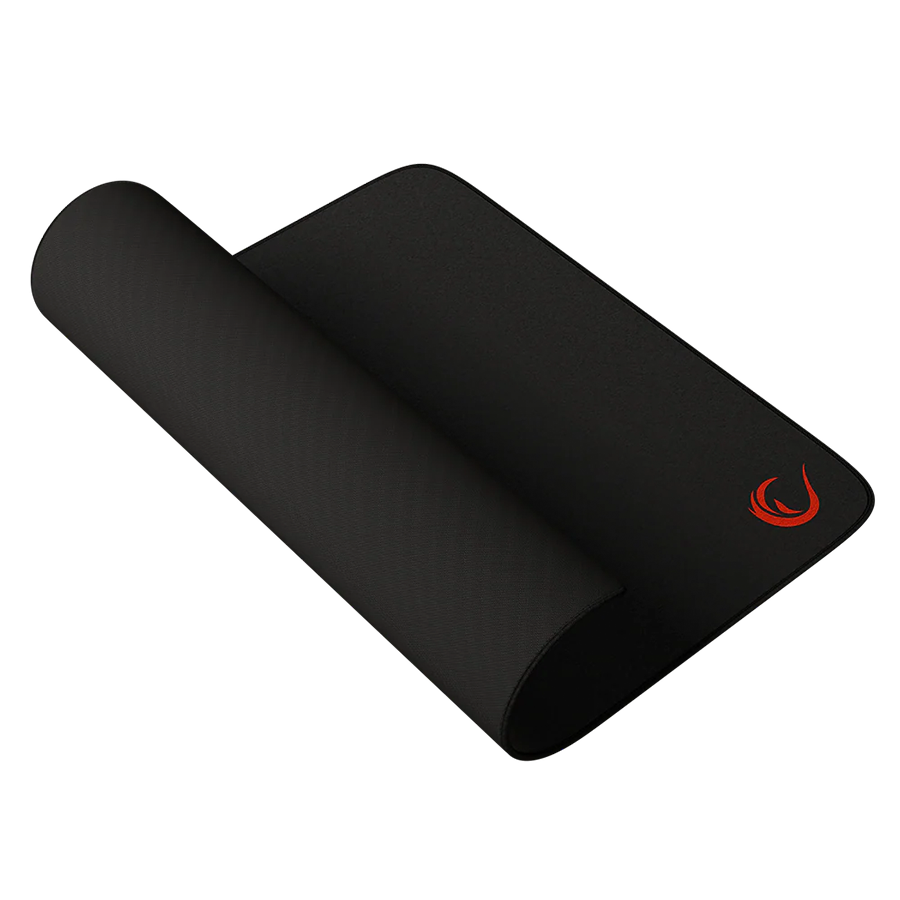 Podloga za miš gaming RAMPAGE BLITZ L 450x400x4mm sewing neutral fabric black gaming mouse pad - Image 3