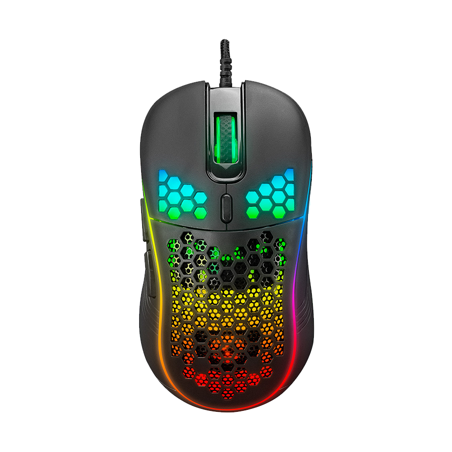 Miš Everest SM-G66 X-HOLE Usb Black 7D Optical 8000dpi LED Illuminated Gaming Mouse - Image 2