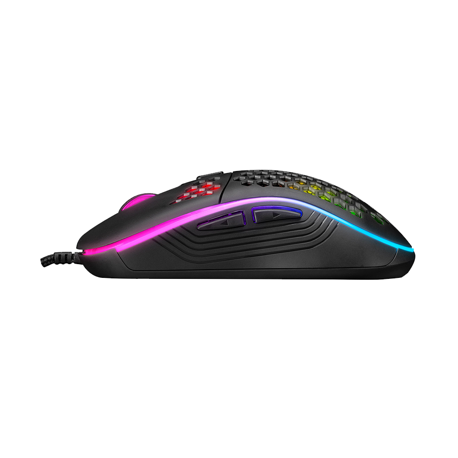 Miš Everest SM-G66 X-HOLE Usb Black 7D Optical 8000dpi LED Illuminated Gaming Mouse - Image 4