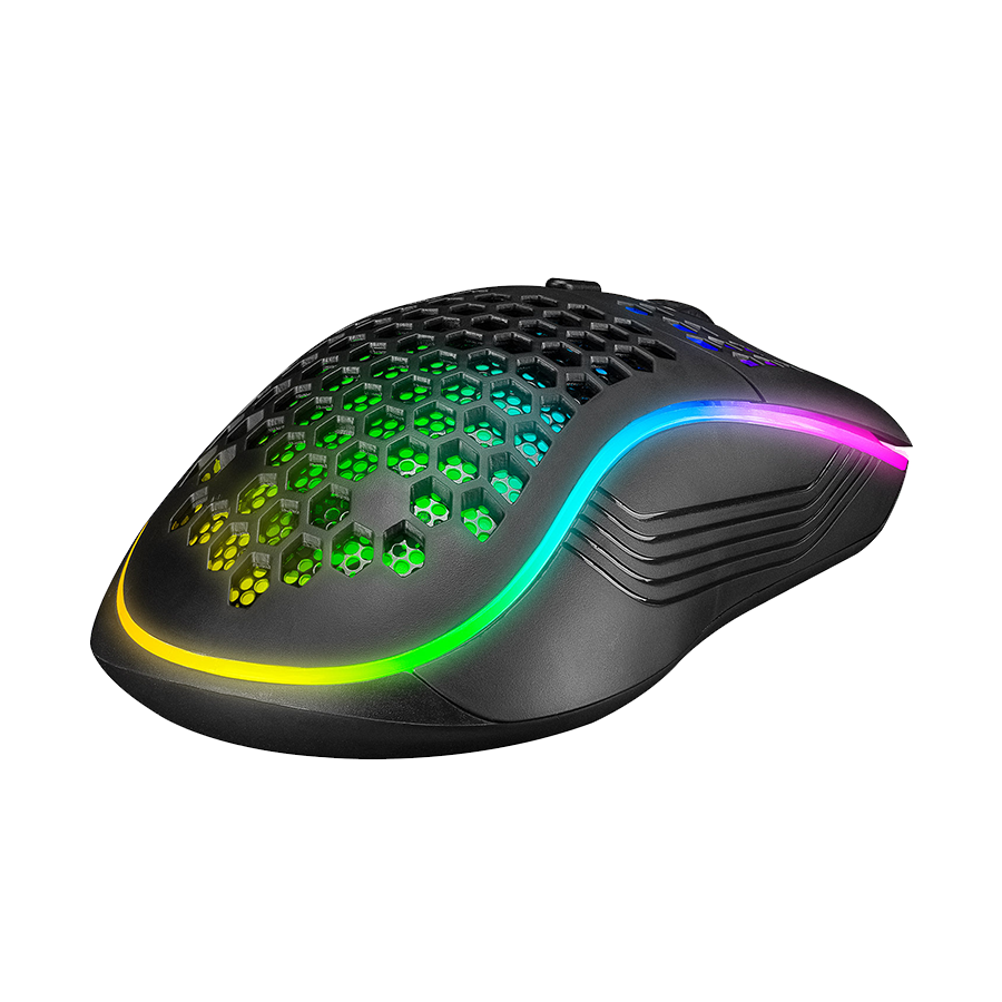 Miš Everest SM-G66 X-HOLE Usb Black 7D Optical 8000dpi LED Illuminated Gaming Mouse - Image 5