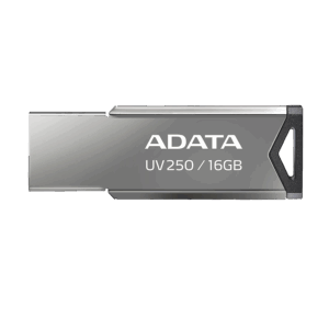 USB Memory stick Adata 16GB UV250 2.0 Silver Metal Style AUV250-16G-RBK