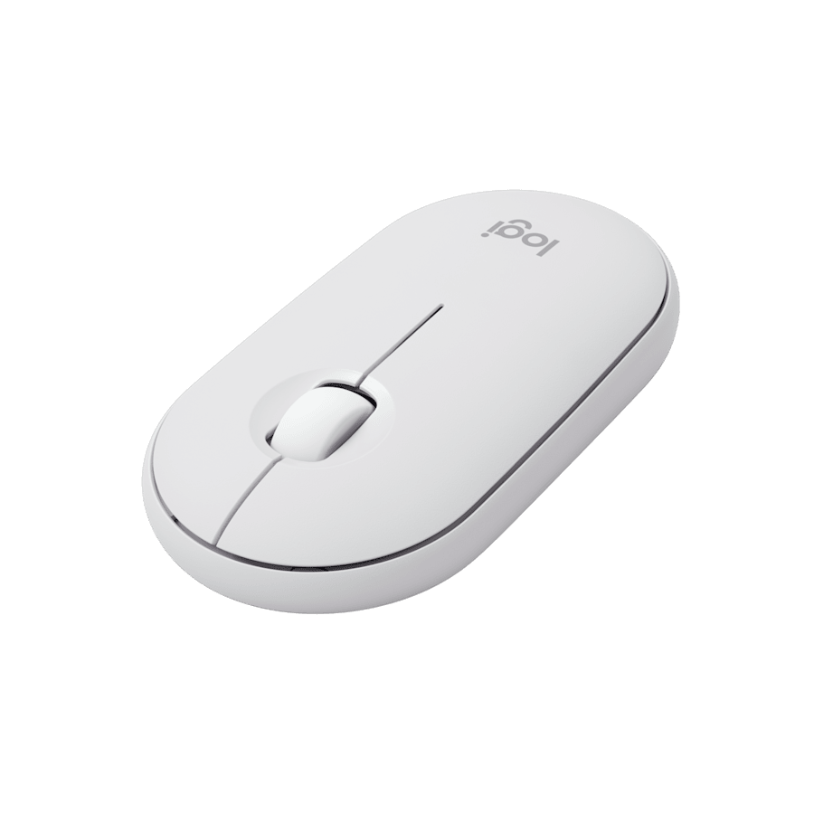 Miš LOGITECH M350s Pebble 2, white, 910-007013 - Image 2