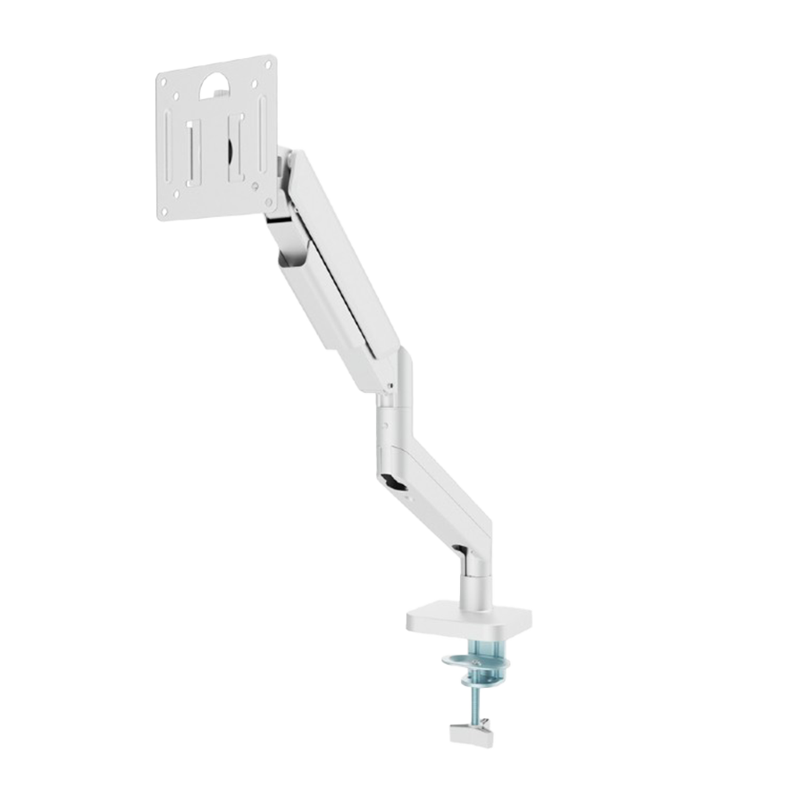 NOSAČ ZA MONITOR GEMBIRD MA-DA1-04-W, montaža na stol, (tilting, swivel), 17”-32”, up to 10 kg, white