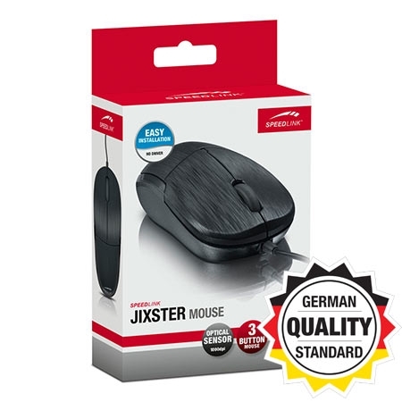 Miš SPEEDLINK JIXSTER, USB, black, SL-610010-BK - Image 3