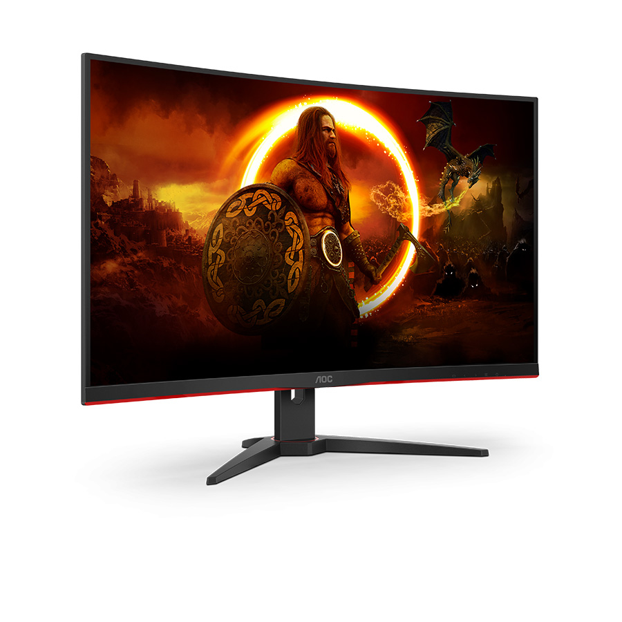 MONITOR AOC 31.5" C32G2ZE Full HD Zakrivljeni. Frameless.16:9,240Hz, 4ms, 300 cd/m2, 4000:1, HDMIx2. DP, vesa - Image 3