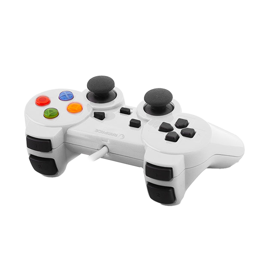 Game Pad gaming RAMPAGE Snopy SG-R602 PS3/PC White USB 1.8m Joypad, 30493 - Image 2