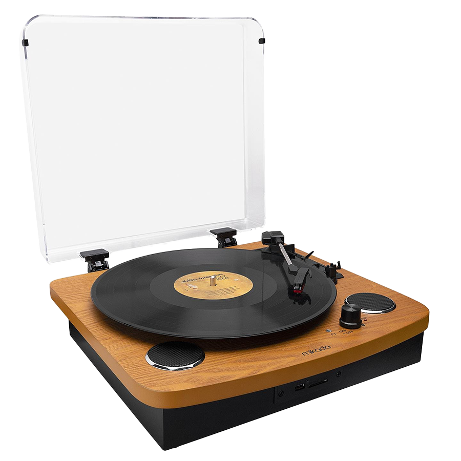 Gramofon Mikado Nostalgia MN-P235 VOYAGER Turntable Wooden USB-BT 3.5mm AUXIN, 35717 - Image 3