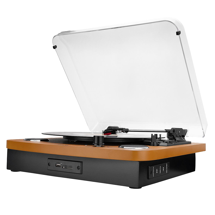 Gramofon Mikado Nostalgia MN-P235 VOYAGER Turntable Wooden USB-BT 3.5mm AUXIN, 35717 - Image 4