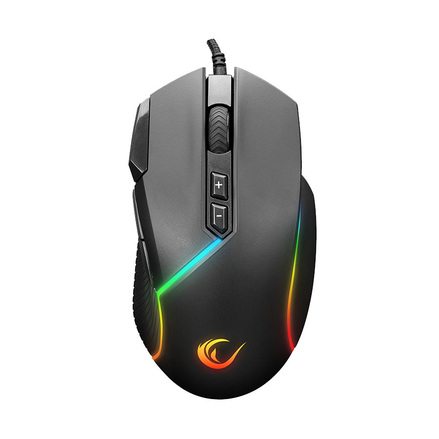 Miš gaming RAMPAGE SMX-G39 COMFORT Usb 8D+ Extra Shot Button 7200dpi RGB Led Programable, 35496 - Image 2
