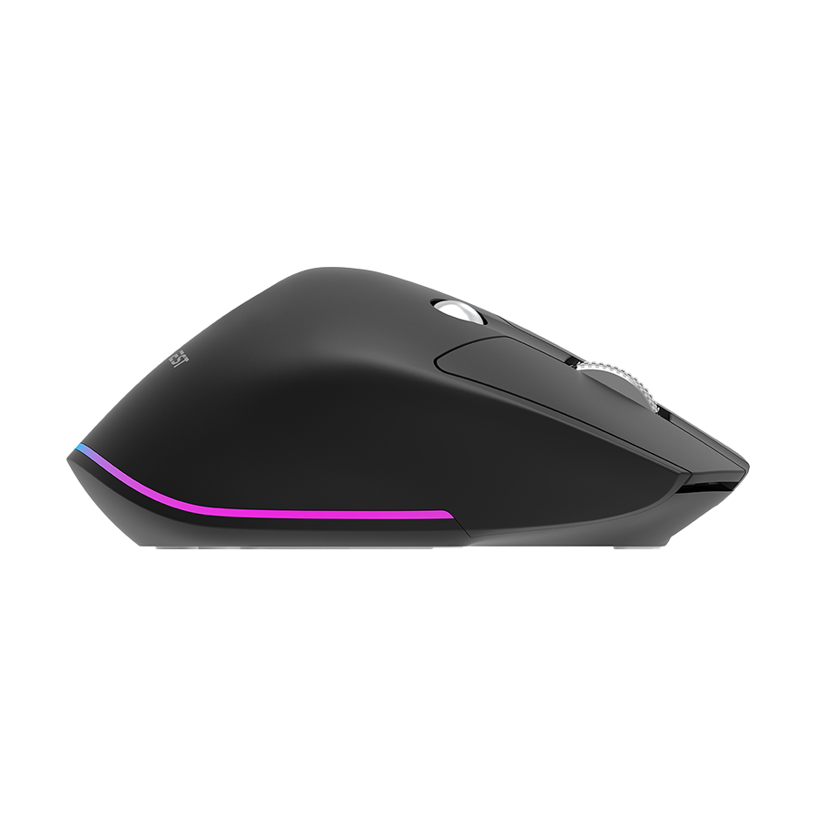 Miš Everest SMW- 178 Handy 2in1 Bluetooth 2,4GHz Black Rechargeable 4000 DPI Horizontal/Vertical Wheel Ergonomic RGB Mouse, 41042 - Image 6