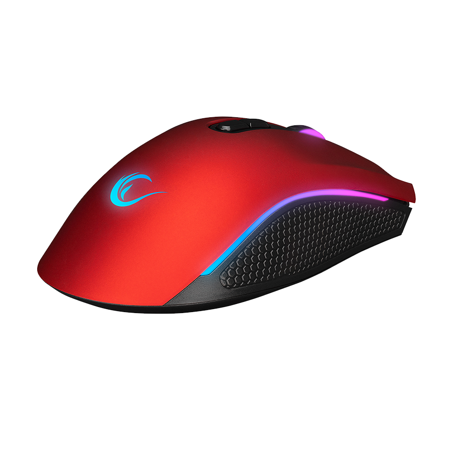 Miš gaming RAMPAGE SMX-R44 V2 Macrol Red 2800 DPI RGB LED 80 Million Huano Switch Gaming Player Mouse, 41490 - Image 5