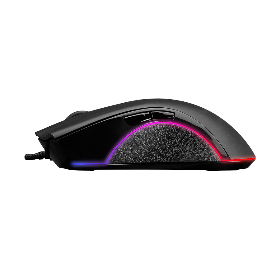 Miš gaming RAMPAGE SMX-R22 PhoenIX V2 Black, 7 key RGB 12800DPI, 31393 - Image 4