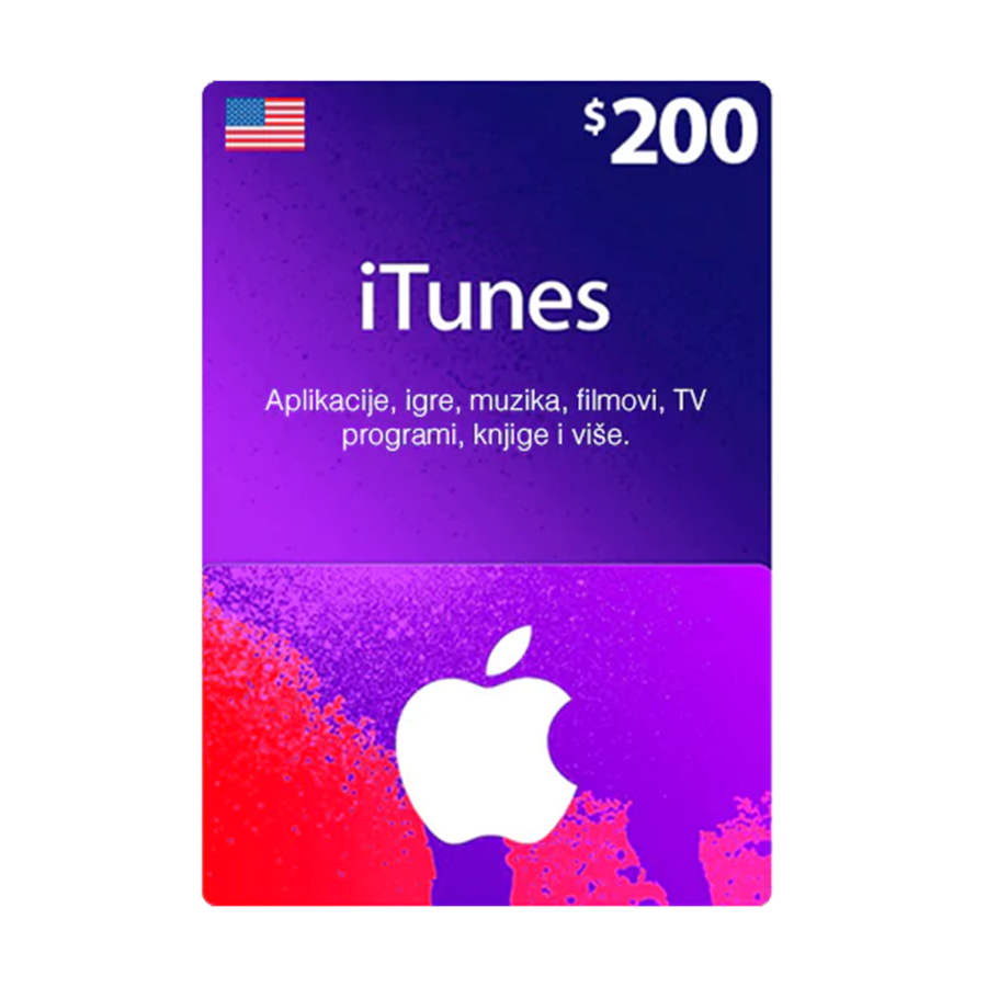 Itunes 200$ - United States