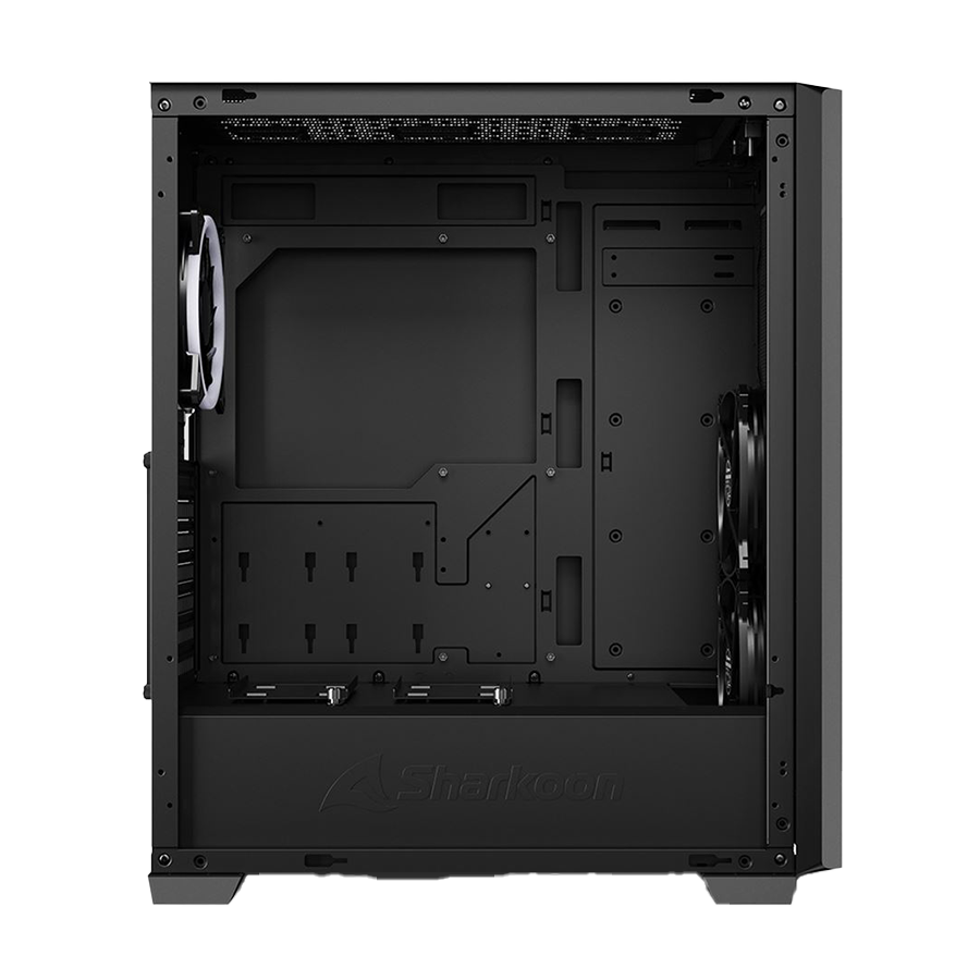 Kućište SHARKOON gaming, VS9 Black RGB ATX, Tempered Glass, ventilator 3x120mm - Image 5
