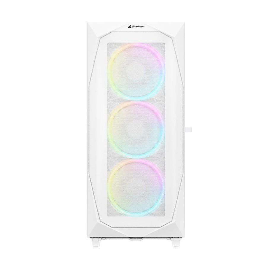 Kućište SHARKOON gaming, REV300 White, RGB, E-ATX, ventilator 3x140mm, 4x120 mm - Image 2