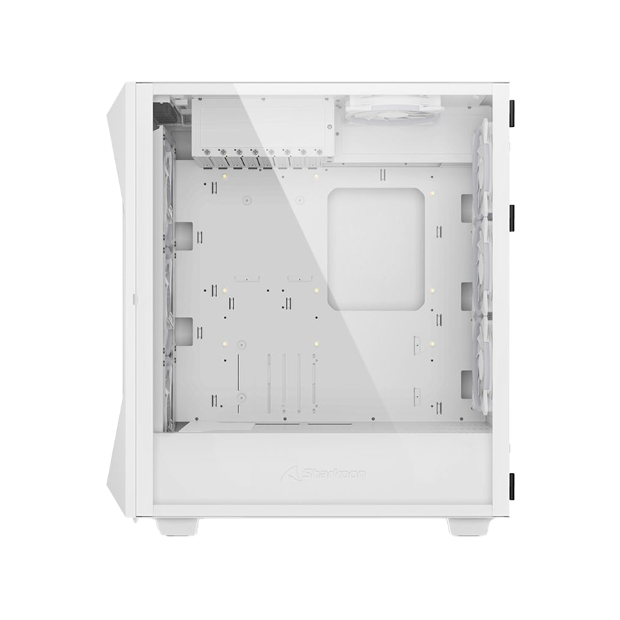 Kućište SHARKOON gaming, REV300 White, RGB, E-ATX, ventilator 3x140mm, 4x120 mm - Image 4