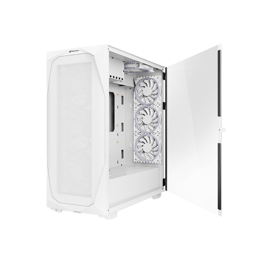 Kućište SHARKOON gaming, REV300 White, RGB, E-ATX, ventilator 3x140mm, 4x120 mm - Image 8