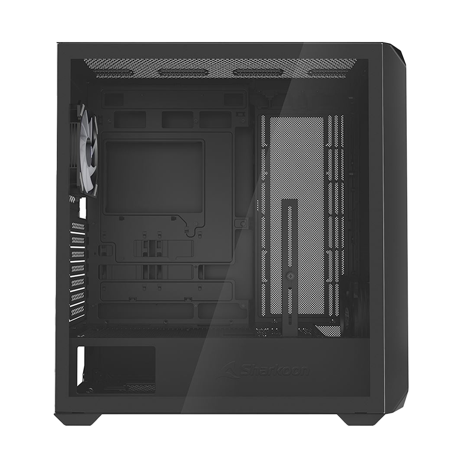 Kućište SHARKOON gaming, AK2 RGB Black ATX, ventilator 2x120mm - Image 4