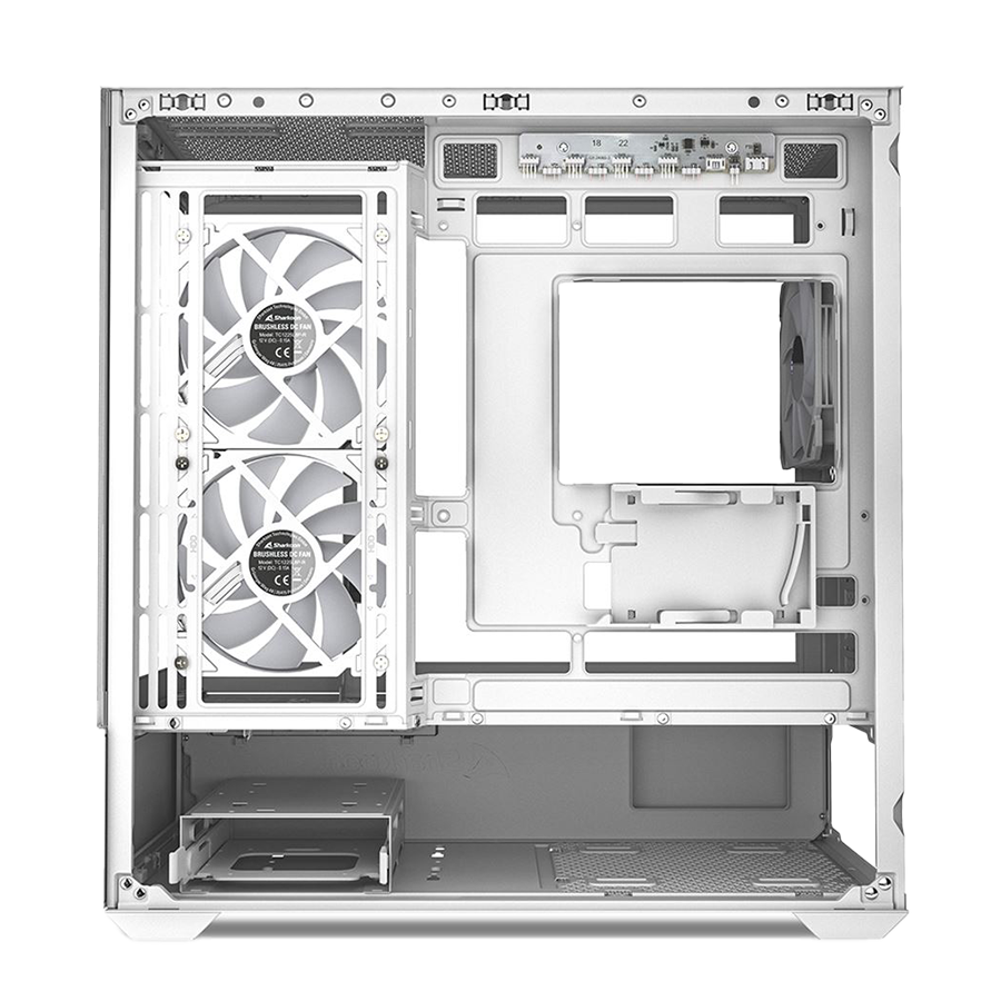 Kućište SHARKOON gaming, MK6 RGB White mATX, ventilator 3x120mm - Image 7
