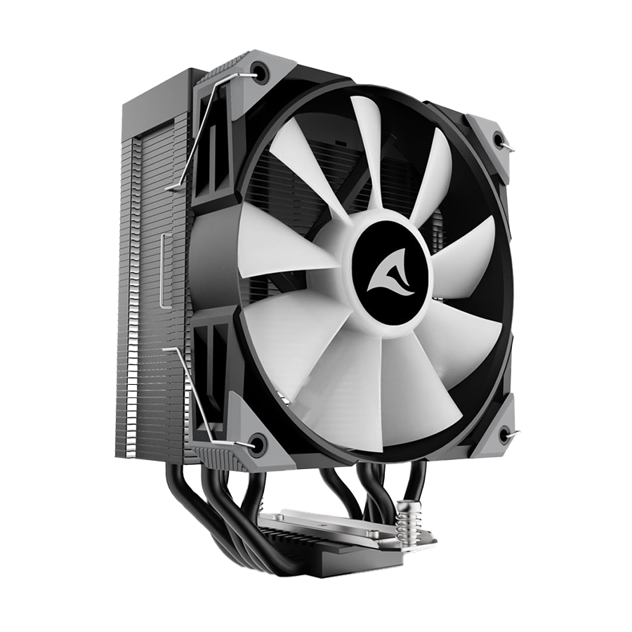 CPU hladnjak Sharkoon A50 RGB Black Air Cooler Intel AMD - Image 2