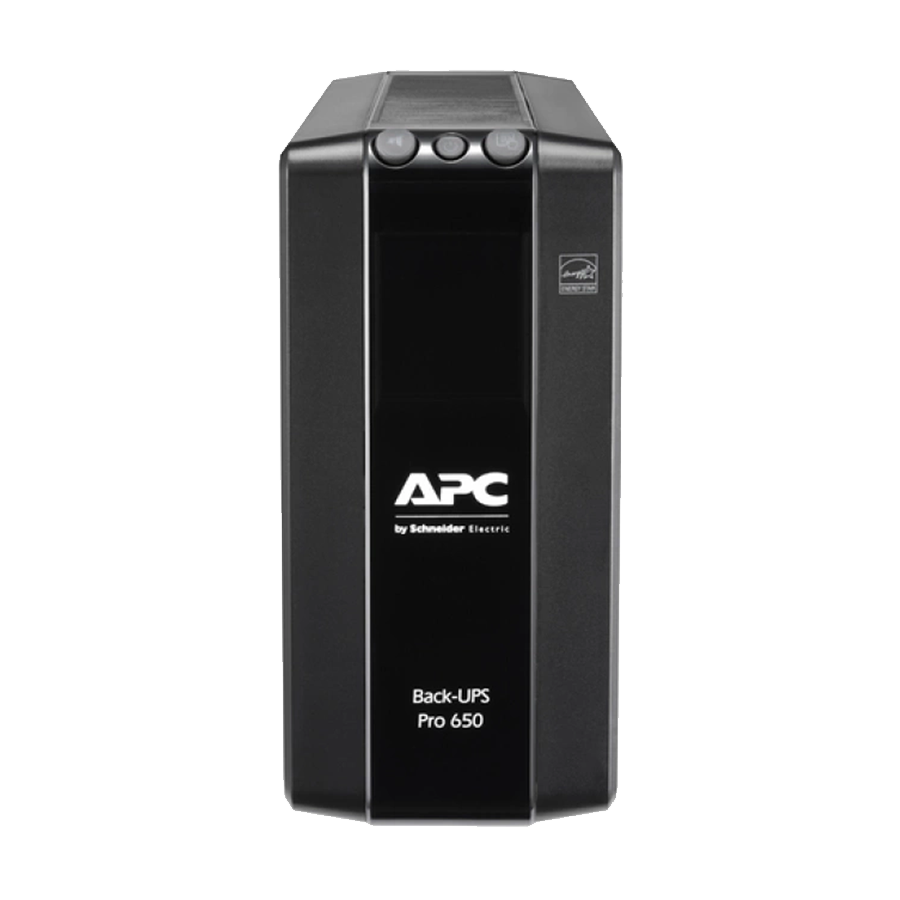Back-UPS Pro APC, 650VA/390W, Tower, 230V, 6x IEC C13 utičnica, AVR, LCD, zamjenjiva baterija, BR650MI